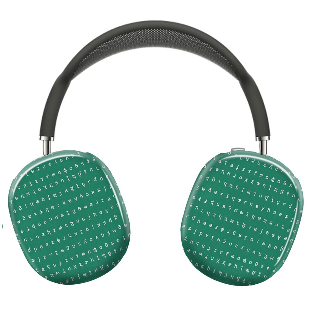 (Ipa Socks - Teal And White_23251) Protective Cover For Airpods Max Headphones Aesthetic Print Snap On Cases 8841579068181