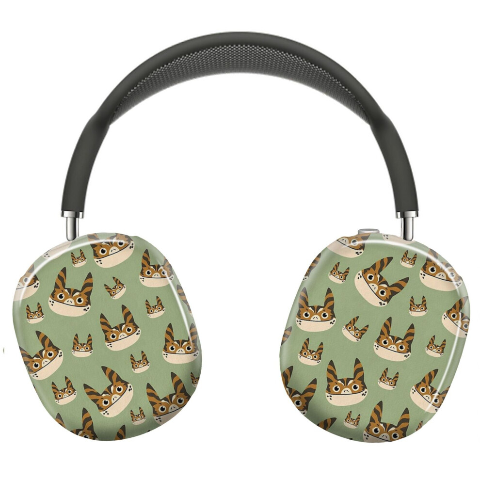 (Loth Cat Pattern_8577) Protective Cover For Airpods Max Headphones Aesthetic Print Snap On Cases 8841579080374