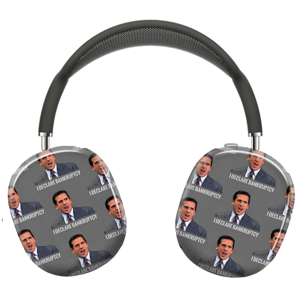 (Michael Scott I Declare Bankruptcy The Office_4042) Protective Cover For Airpods Max Headphones Aesthetic Print Snap On Cases 8841579076629