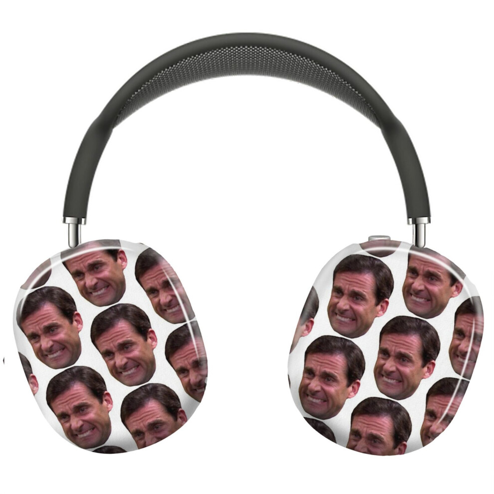 (Michael Scott Large Face - The Office_9777) Protective Cover For Airpods Max Headphones Aesthetic Print Snap On Cases 8841579076605