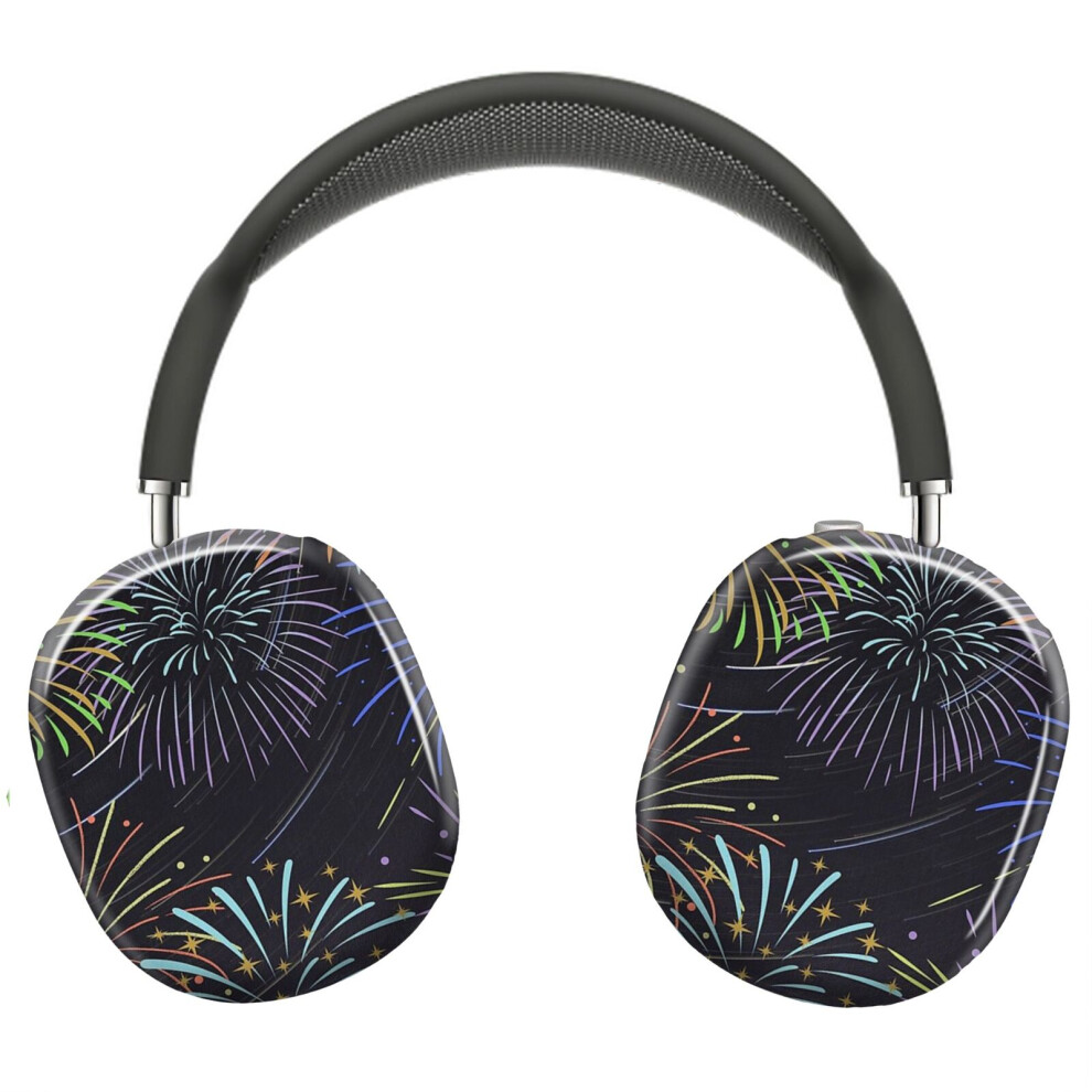 (Hanabi Japanese Fireworks Design_6129) Protective Cover For Airpods Max Headphones Aesthetic Print Snap On Cases 8841579073949