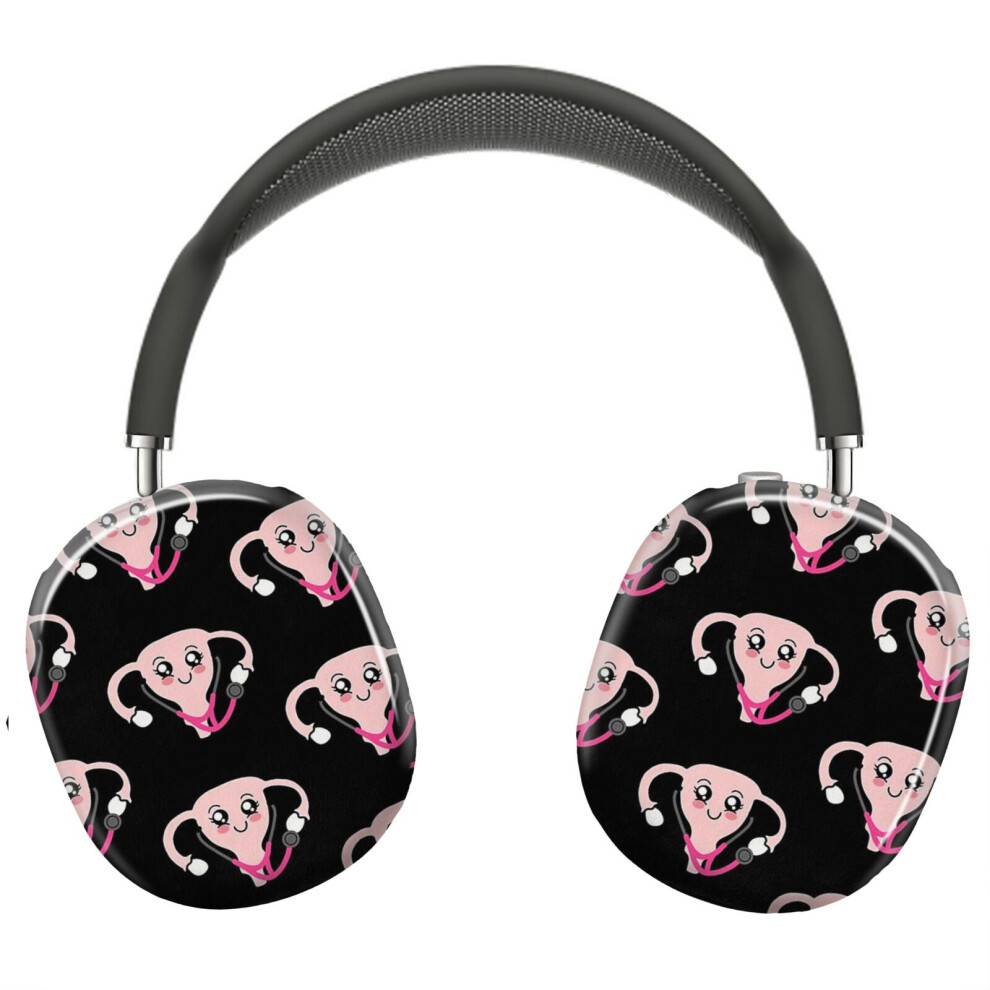 (Gynecologist Uterus With Stethoscope_12892) Protective Cover For Airpods Max Headphones Aesthetic Print Snap On Cases 8841579074298