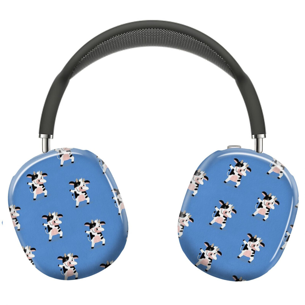 (Cow Dabbing_8197) Protective Cover For Airpods Max Headphones Aesthetic Print Snap On Cases 8841579052982
