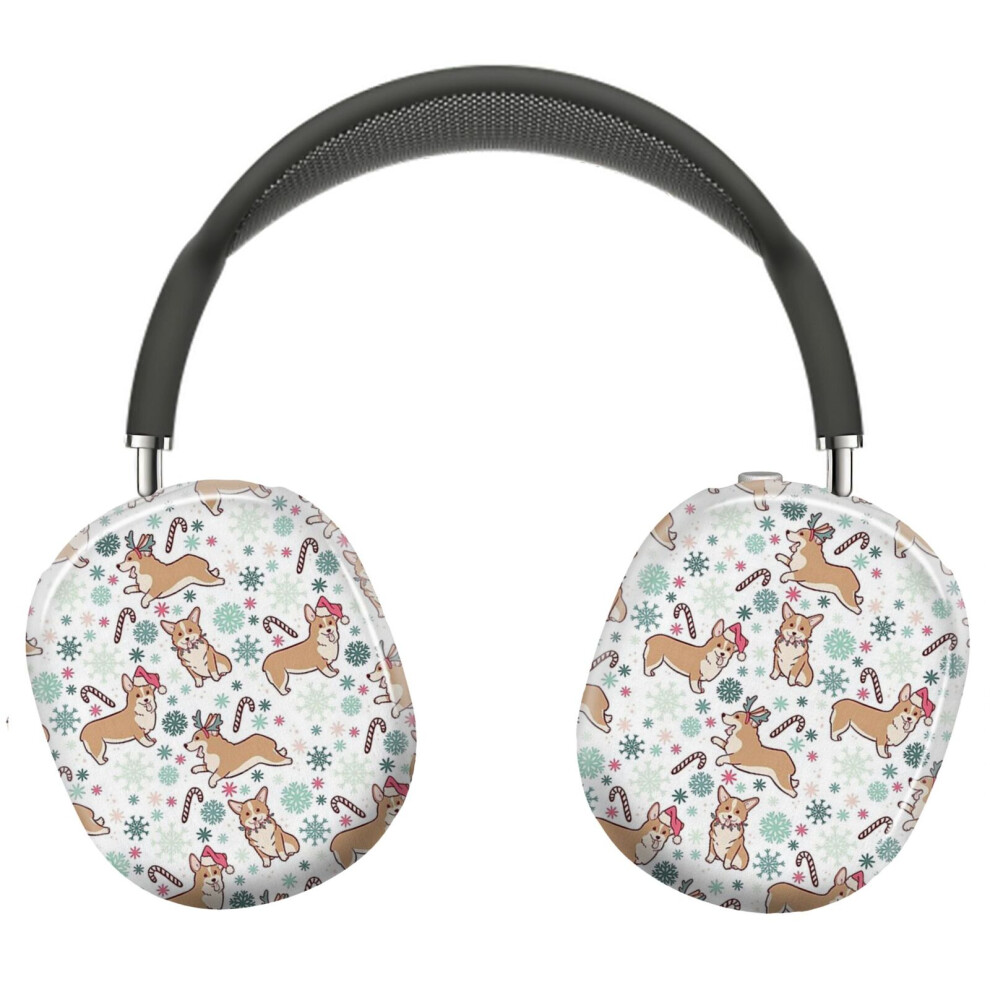 (Corgi Christmas_5203) Protective Cover For Airpods Max Headphones Aesthetic Print Snap On Cases 8841579053422
