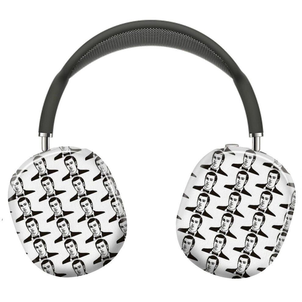 (Cousin Greg From Succession Outline_12501) Protective Cover For Airpods Max Headphones Aesthetic Print Snap On Cases 8841579053071