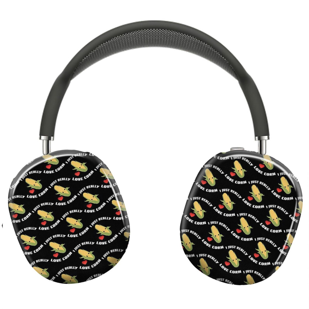 (Corn On The Cob, I Just Really Love Corn_4110) Protective Cover For Airpods Max Headphones Aesthetic Print Snap On Cases 8841579053347