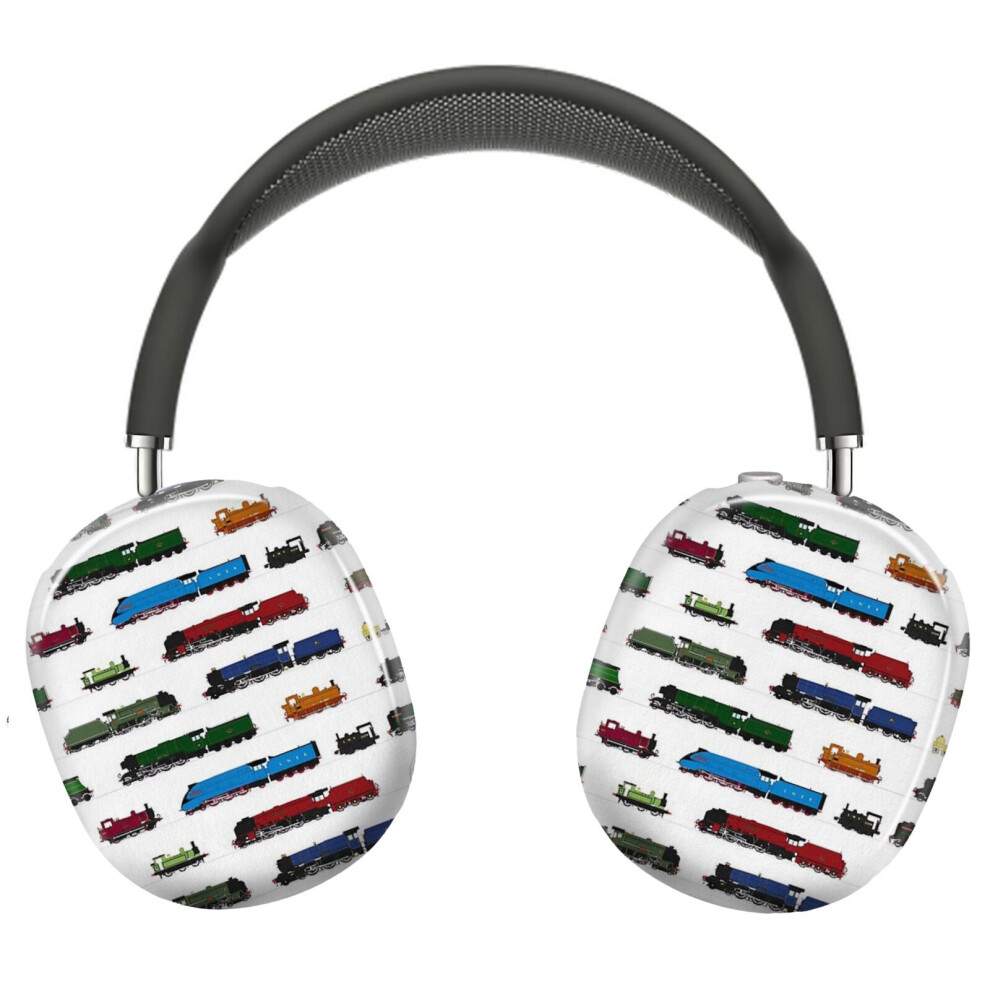(Iconic British Steam Trains_22239) Protective Cover For Airpods Max Headphones Aesthetic Print Snap On Cases 8841579069263