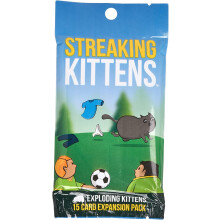 (Streaking Kittens Expansion Set) Exploding Kittens Party Pack | Card Game