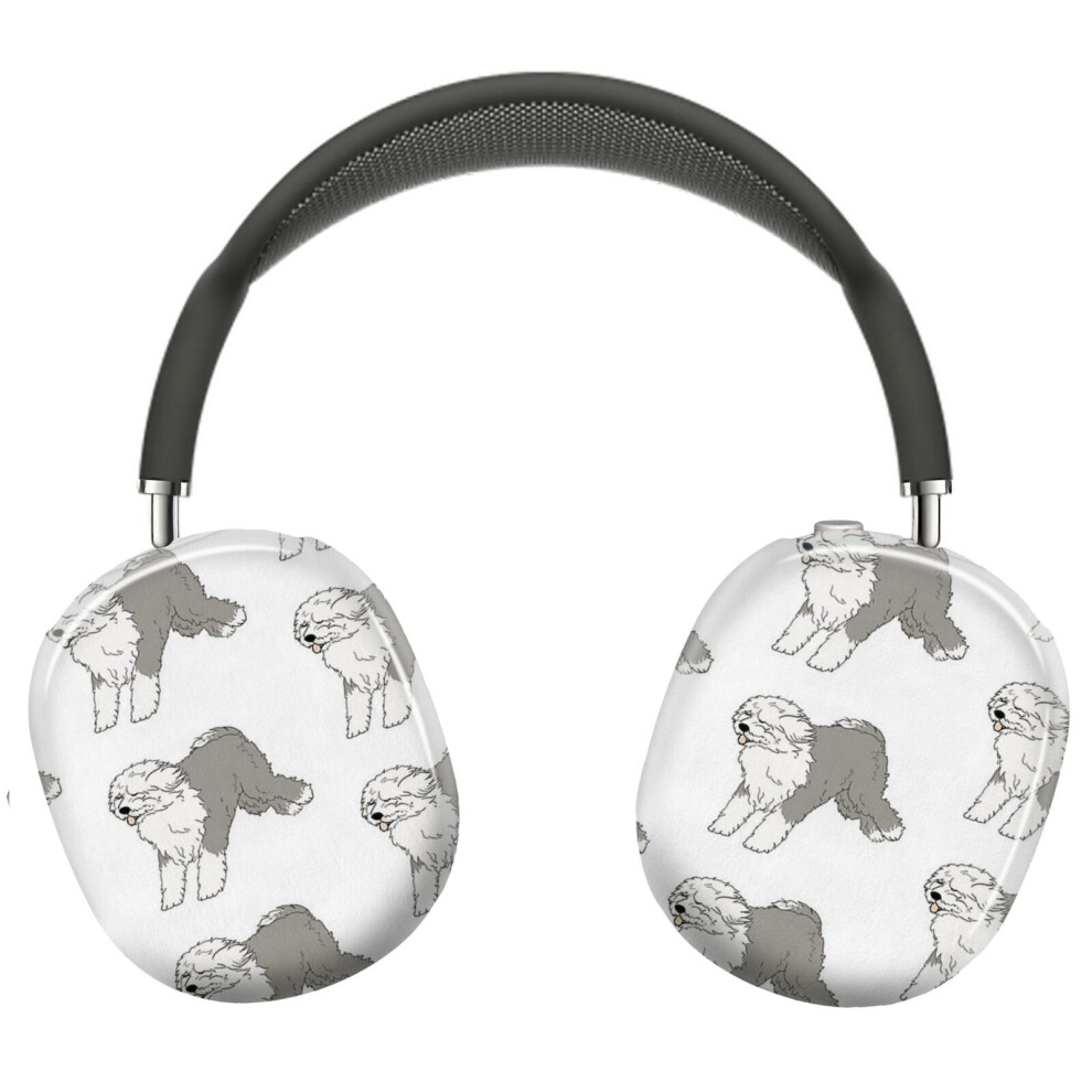 (Old English Sheepdog_7741) Protective Cover For Airpods Max Headphones Aesthetic Print Snap On Cases 8841579090144