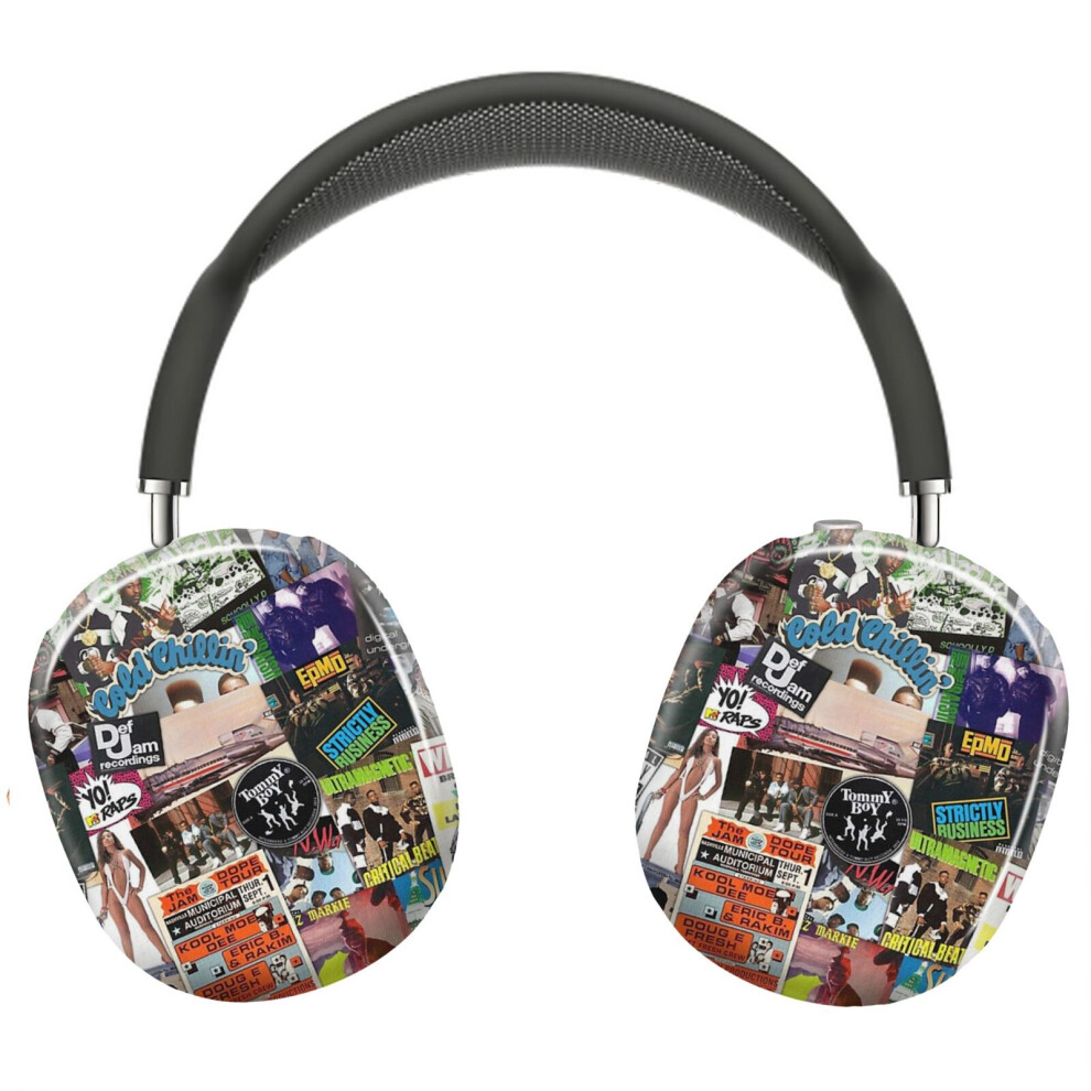 (Old School Hip Hop_10420) Protective Cover For Airpods Max Headphones Aesthetic Print Snap On Cases 8841579090076