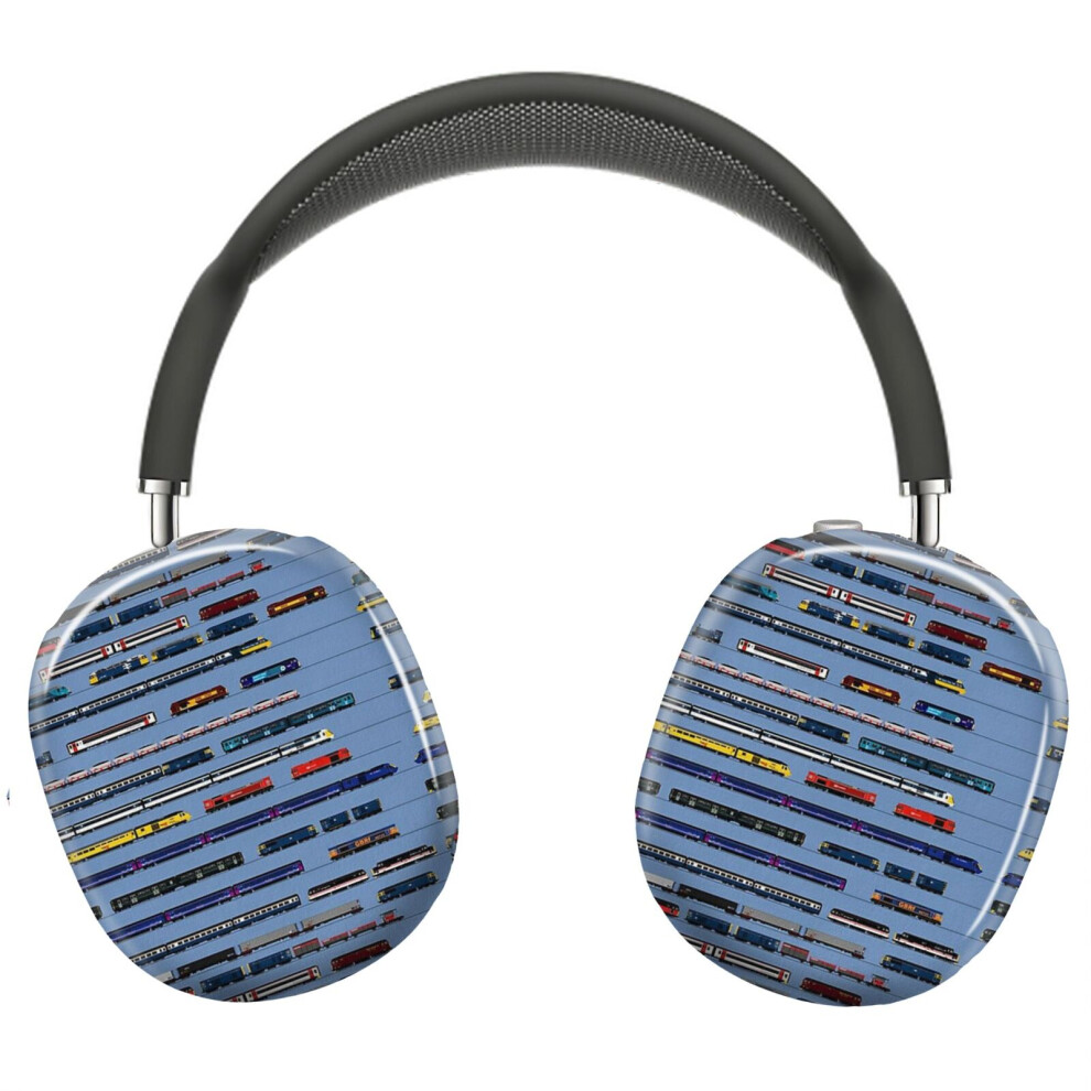 (British Trains_22230) Protective Cover For Airpods Max Headphones Aesthetic Print Snap On Cases 8841579041375