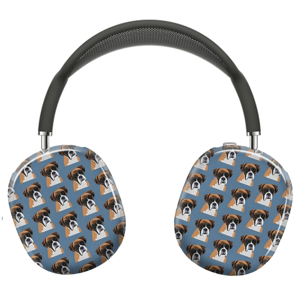 (Boxer Dog_11990) Protective Cover For Airpods Max Headphones Aesthetic Print Snap On Cases 8841579041306