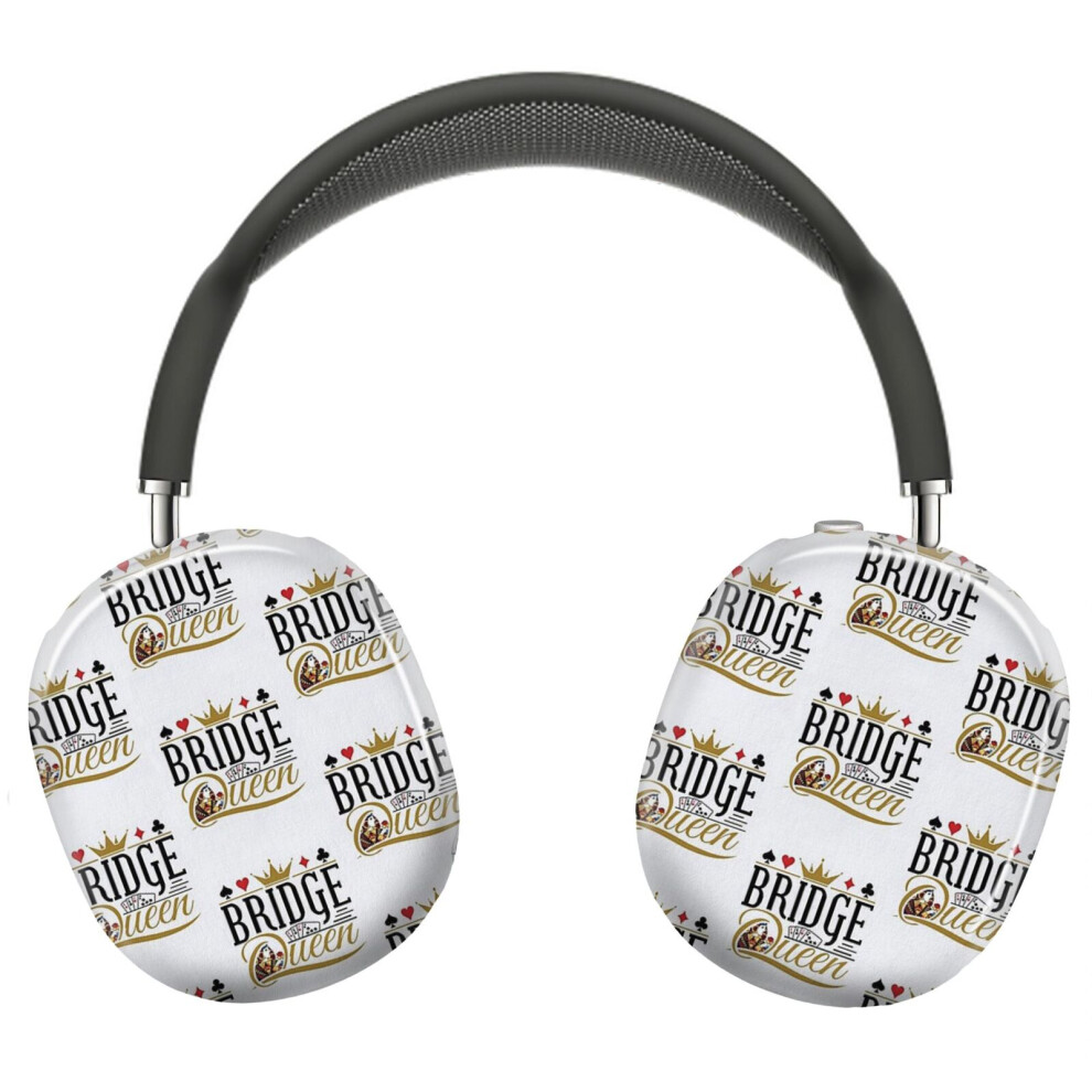(Bridge Queen Women Bridge Card Game_3999) Protective Cover For Airpods Max Headphones Aesthetic Print Snap On Cases 8841579041474