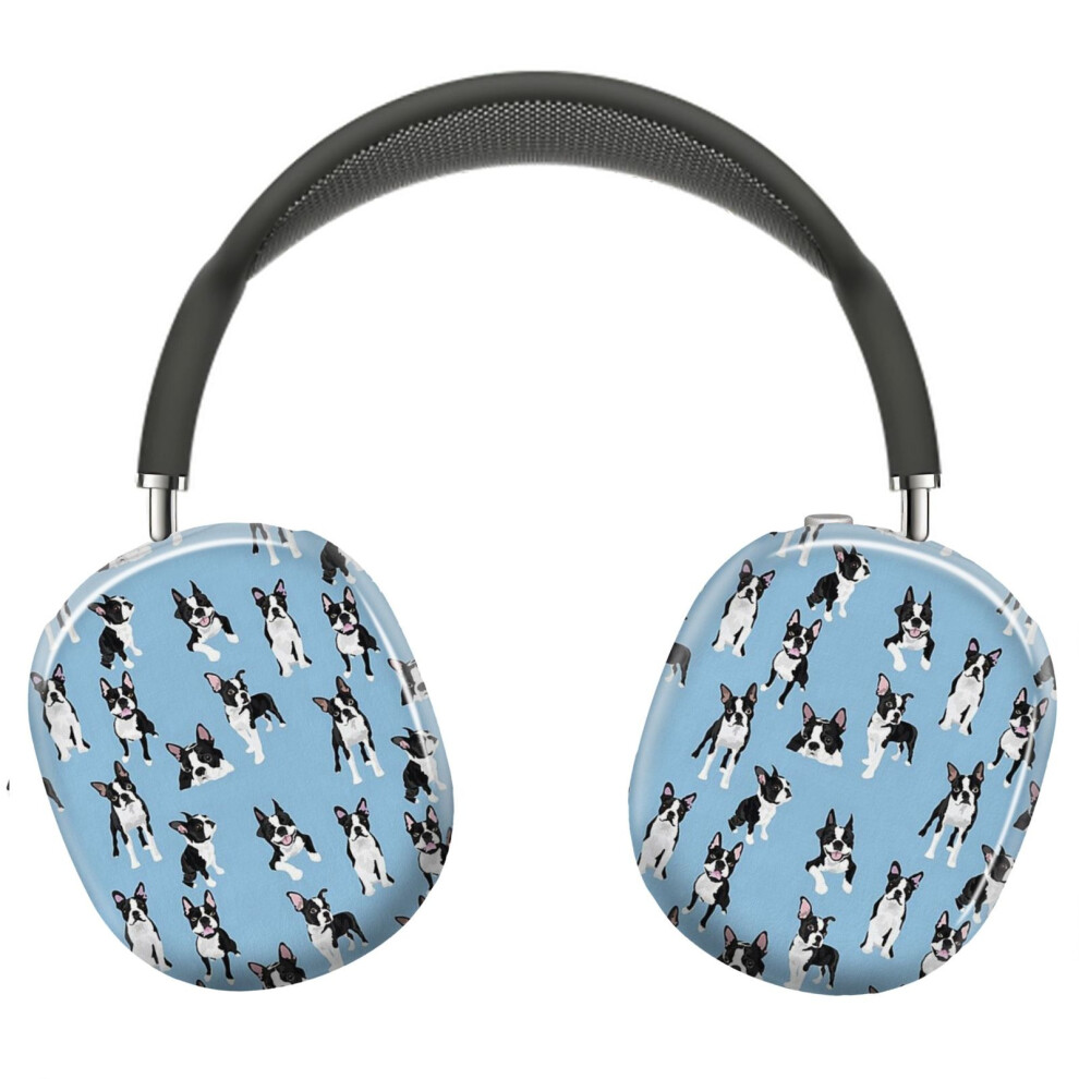 (Boston Terrier_8780) Protective Cover For Airpods Max Headphones Aesthetic Print Snap On Cases 8841579041702