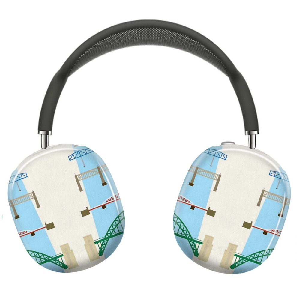 (Bridges Of The Tyne_5048) Protective Cover For Airpods Max Headphones Aesthetic Print Snap On Cases 8841579041467
