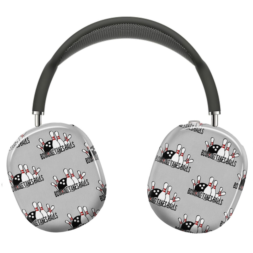 (Bowling Takes Balls_14514) Protective Cover For Airpods Max Headphones Aesthetic Print Snap On Cases 8841579041559