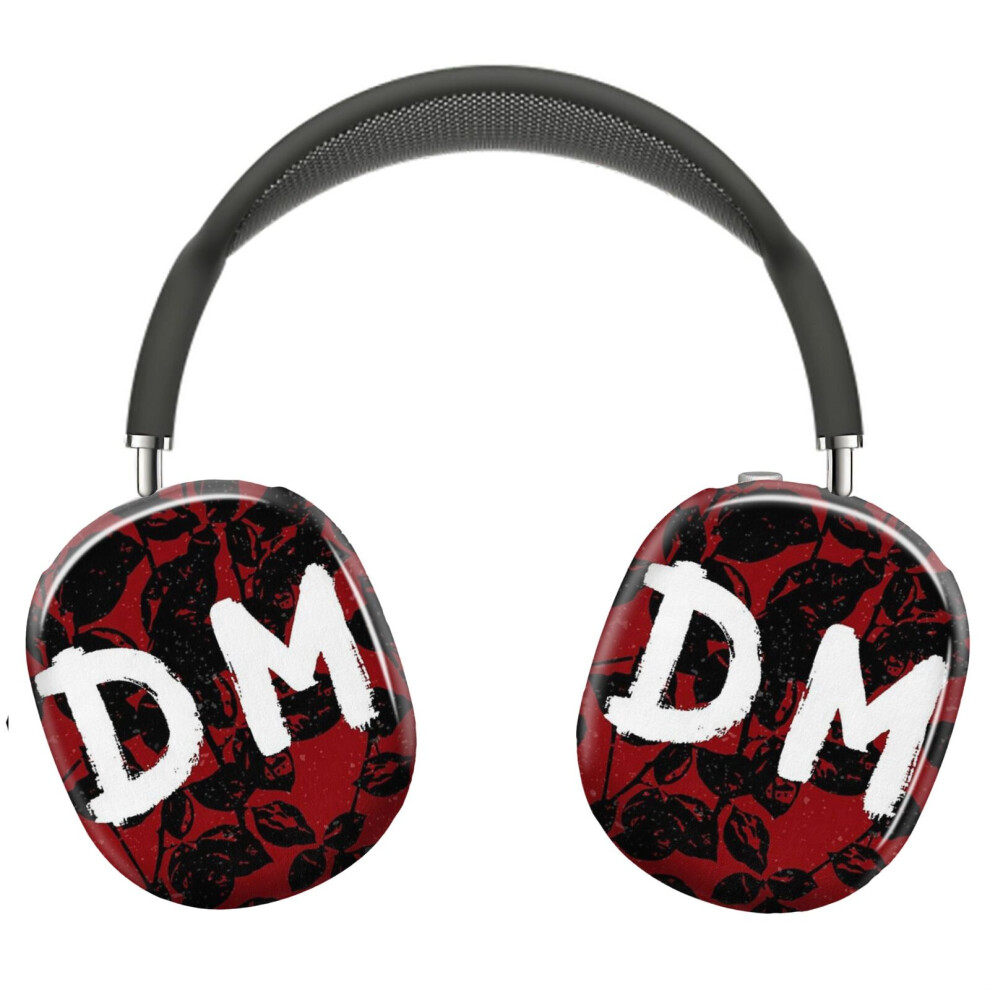 (DeMo Violator Texture Black Red_3739) Protective Cover for AirPods Max Headphones Aesthetic Print Snap On Cases-image-OPC-PFH98NW-NEW