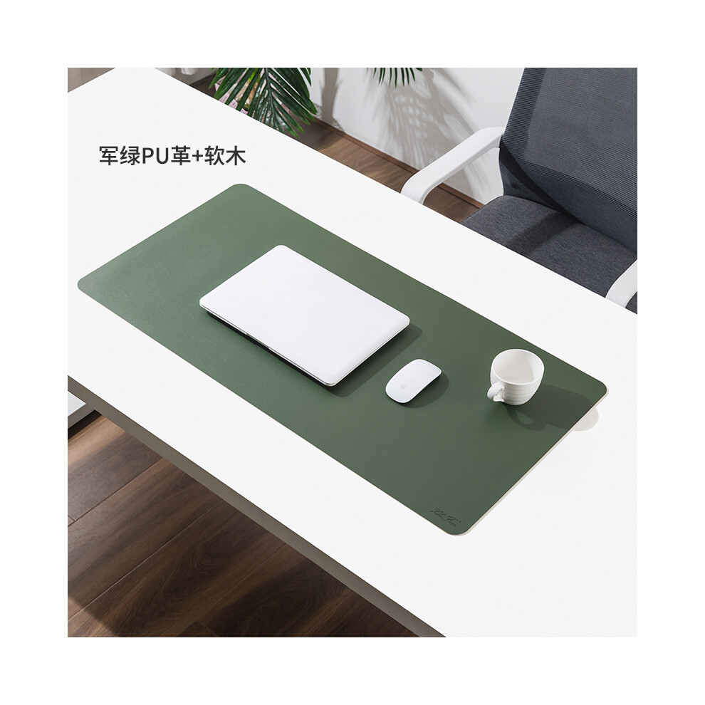 ( Green) Large Mouse Pad Cover Office Bedroom Big Pc Computer Mousepad Desktop Dark/Green 9087453772280