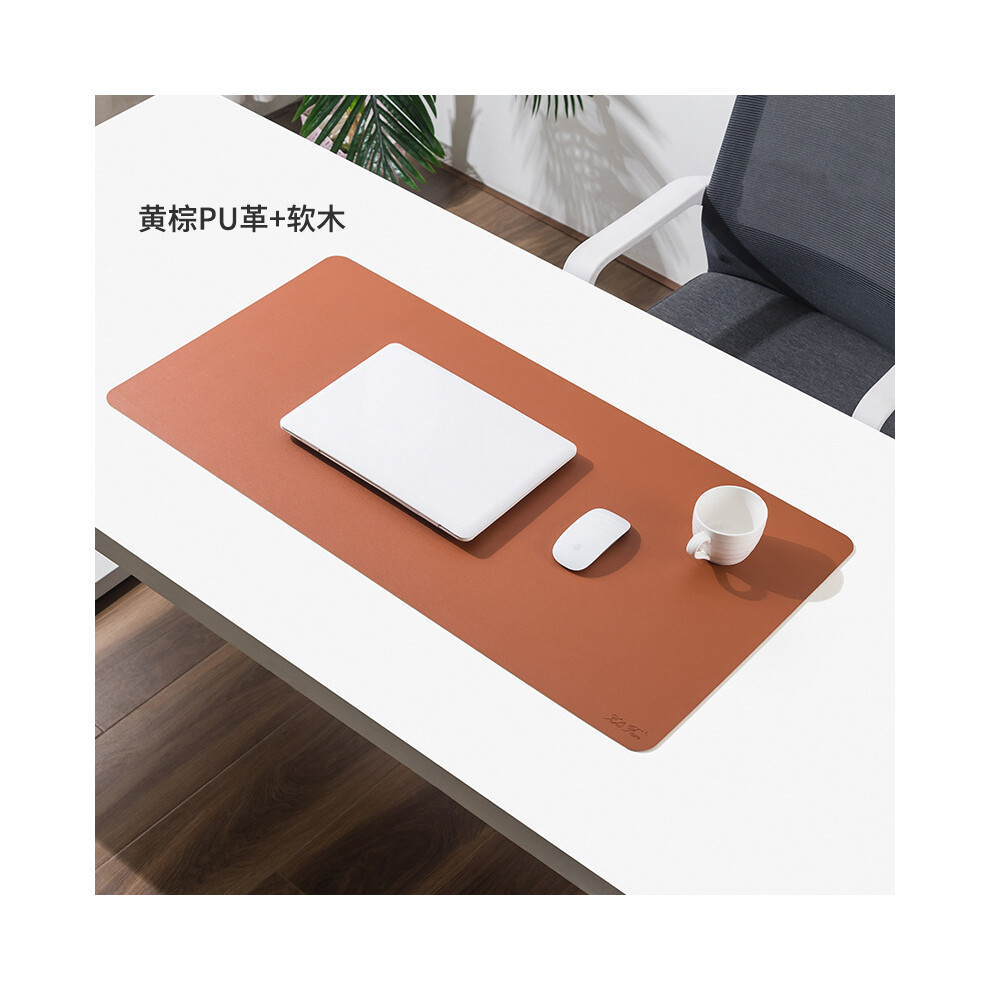 ( Brown) Large Mouse Pad Cover Office Bedroom Big Pc Computer Mousepad Desktop Light/Brown 9087453772303