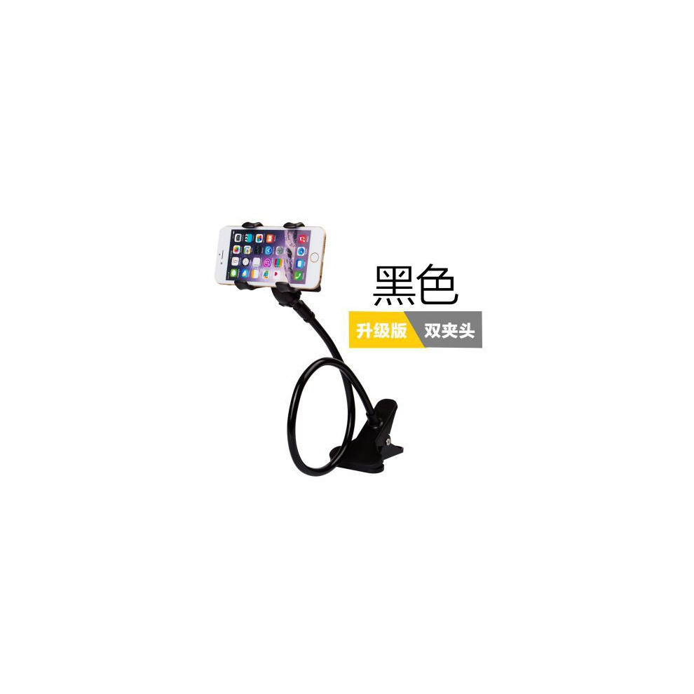 (Black) Universal Lazy Mobile Phone Gooseneck Stand Holder Stents Flexible Bed Black 9087453773157