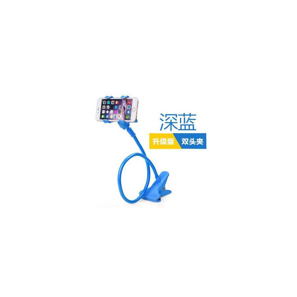 ( Blue) Universal Lazy Mobile Phone Gooseneck Stand Holder Stents Flexible Bed Dark/Blue 9087453773164