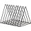 (black) Nordic Wrought Iron Creative Triangle Bookshelf Iron Lp Record Rack Triangle 1