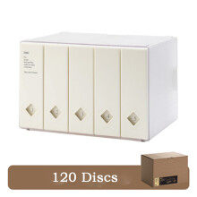 (A) Creative CD Organizer 120 Capacity Storage Box Classic Car CD Packaging