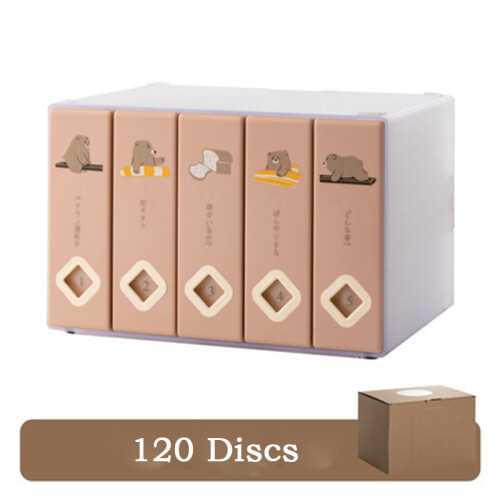 (C) Creative CD Organizer 120 Capacity Storage Box Classic Car CD Packaging 1