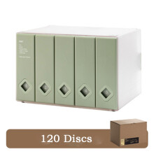 (F) Creative CD Organizer 120 Capacity Storage Box Classic Car CD Packaging
