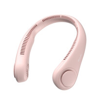 (Neck Fan Pink) LBQ JISULIFE Portable Neck Fan 78 Air outlet Provide Cooling Wind 4000