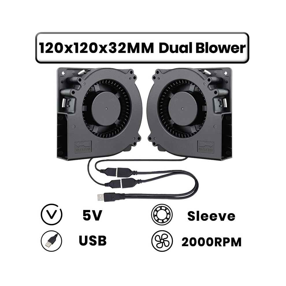 (12032 2000Rpm Blower) Lbq Gdstime Dual 40Mm 50Mm 60Mm 80Mm 92Mm 120Mm 140Mm Dc 5V Powered Usb 9173438901360
