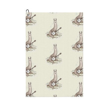 (Banjo Llama_6923) Golf Towel Funny Printed Cristmas Gift for Men Women Husband Dad Mom Birthday Golfers Fan