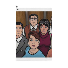 (Archer's Cast_6980) Golf Towel Funny Printed Cristmas Gift for Men Women Husband Dad Mom Birthday Golfers Fan
