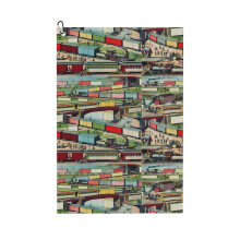 (Antique Train _22627) Golf Towel Funny Printed Cristmas Gift for Men Women Husband Dad Mom Birthday Golfers Fan