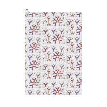 (Antibody Molecule, IgA, IgG, IgM, IgE, IgD _4944) Golf Towel Funny Printed Cristmas Gift for Men Women Husband Dad Mom Birthday Golfers Fan