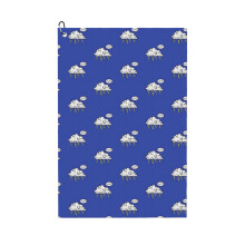 (Angry Cloud_4165) Golf Towel Funny Printed Cristmas Gift for Men Women Husband Dad Mom Birthday Golfers Fan