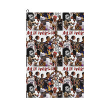 (Allen Iverson, 76ers_9648) Golf Towel Funny Printed Cristmas Gift for Men Women Husband Dad Mom Birthday Golfers Fan