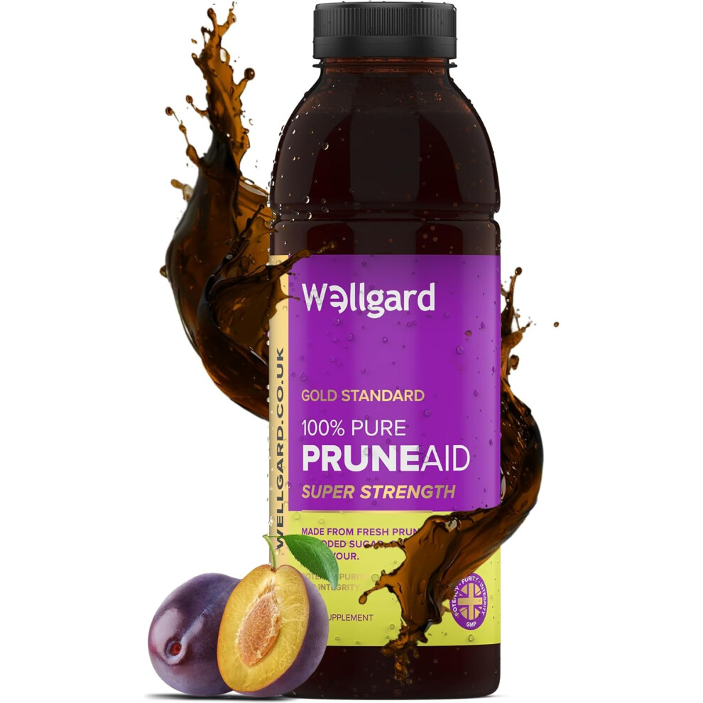 Wellgard (Pruneaid) Tart Cherry Juice, Cherryaid 100% Concentrated Montmorency Cherry Juice 500Ml, Sour Cherry, Made In Uk