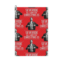(All I Want For Christmas Is Kelly Severide_6867) Golf Towel Funny Printed Cristmas Gift for Men Women Husband Dad Mom Birthday Golfers Fan