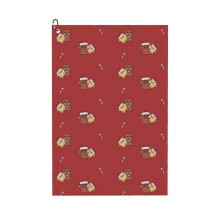 (All I Want For Christmas _11044) Golf Towel Funny Printed Cristmas Gift for Men Women Husband Dad Mom Birthday Golfers Fan