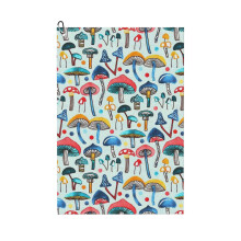 (Alice's Mushrooms _10825) Golf Towel Funny Printed Cristmas Gift for Men Women Husband Dad Mom Birthday Golfers Fan