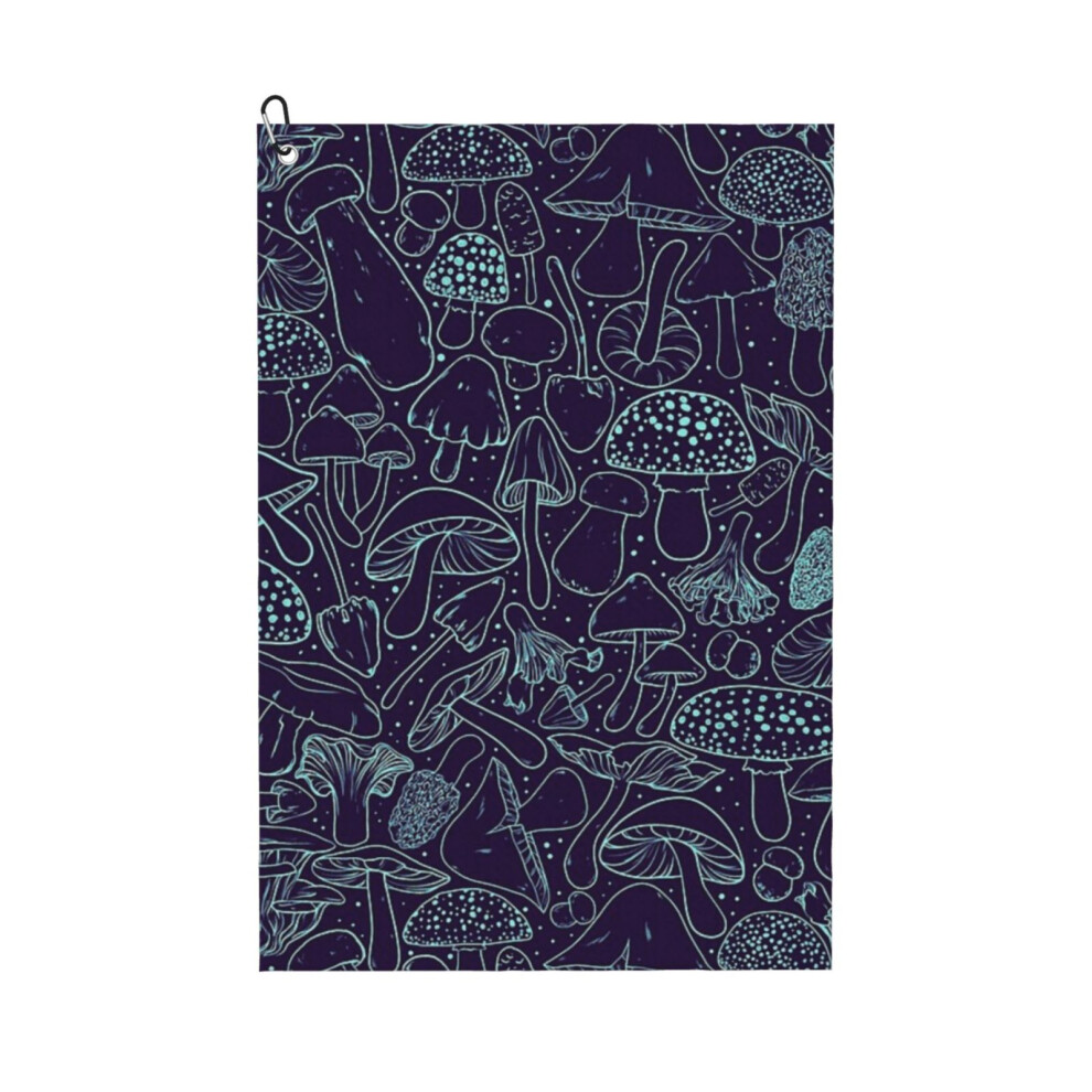 Photos - Golf   Towel Funny Printed Cristmas Gift for Men Women Husband Dad Mom Birthday ers Fan(All The Mushrooms10564)