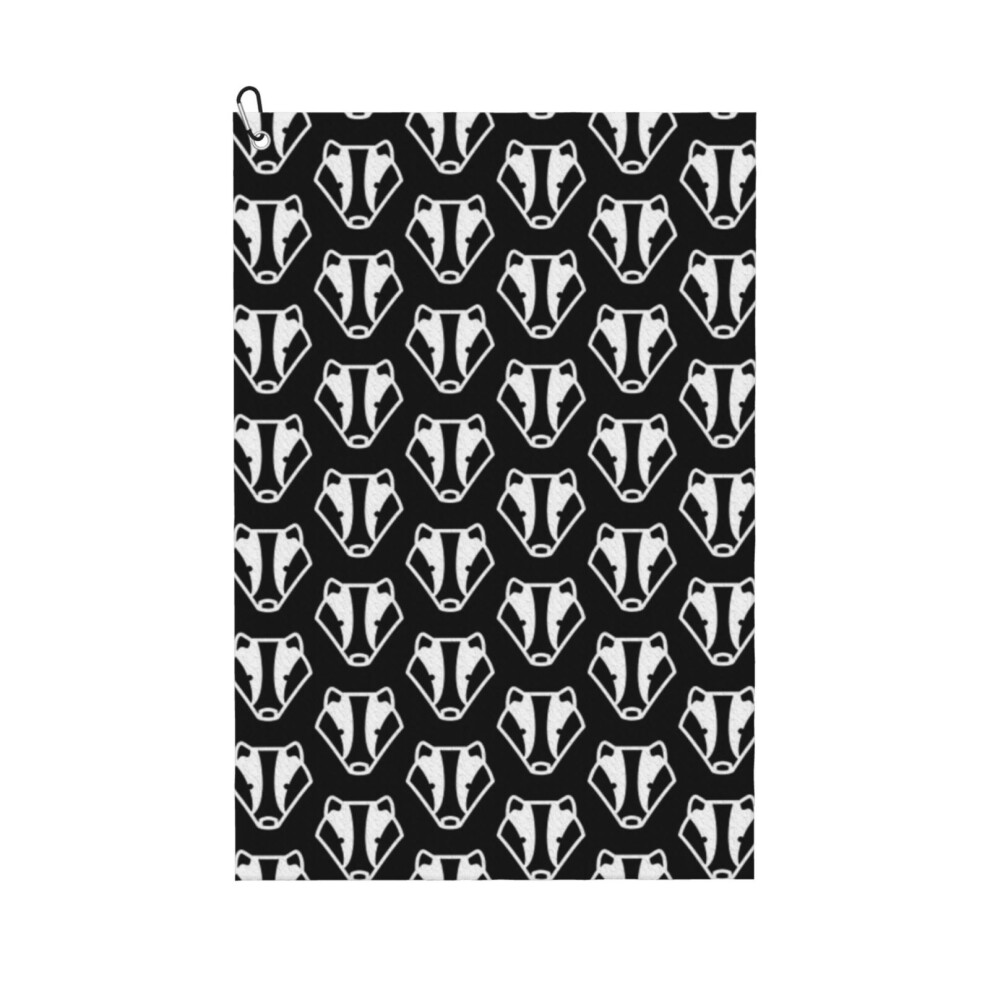 (Badger Badger Badger!!_2625) Golf Towel Funny Printed Cristmas Gift for Men Women Husband Dad Mom Birthday Golfers Fan