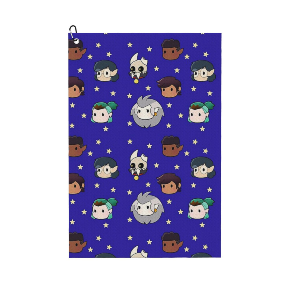 Photos - Golf   Towel Funny Printed Cristmas Gift for Men Women Husband Dad Mom Birthday ers Fan(Chibi Owl House22538)