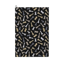 (Chess Pieces_4650) Golf Towel Funny Printed Cristmas Gift for Men Women Husband Dad Mom Birthday Golfers Fan
