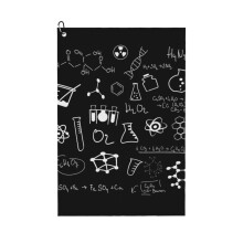 (Chemistry Science_9946) Golf Towel Funny Printed Cristmas Gift for Men Women Husband Dad Mom Birthday Golfers Fan
