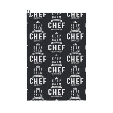 (Chef Work Job Title Gift_8319) Golf Towel Funny Printed Cristmas Gift for Men Women Husband Dad Mom Birthday Golfers Fan