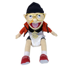 (Rock Jeff) Jeffy Puppet Plush Toy Doll Soft Stuffed Hand Puppet Zombies with multiple characters Christmas Gift