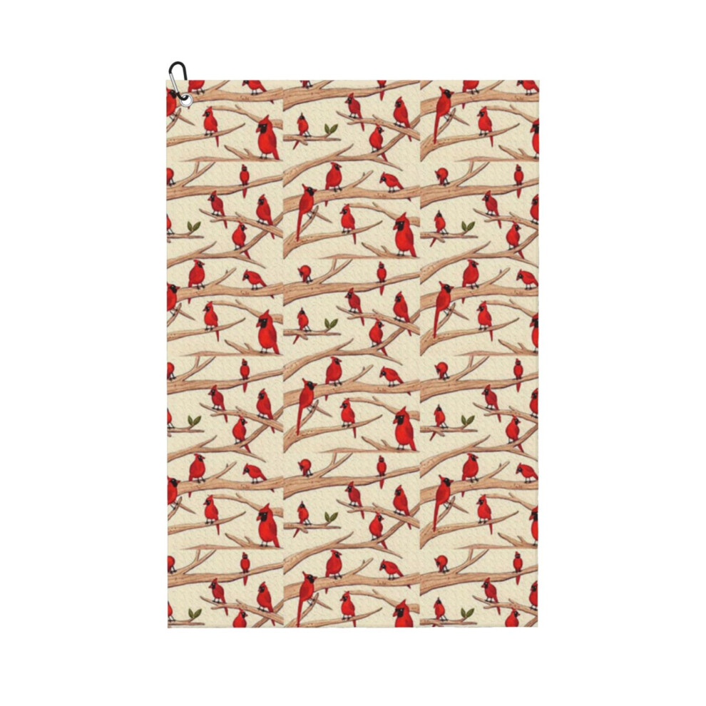 Photos - Golf   Towel Funny Printed Cristmas Gift for Men Women Husband Dad Mom Birthday ers Fan(Cardinals9416)