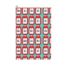(Blood Units Pattern_4938) Golf Towel Funny Printed Cristmas Gift for Men Women Husband Dad Mom Birthday Golfers Fan